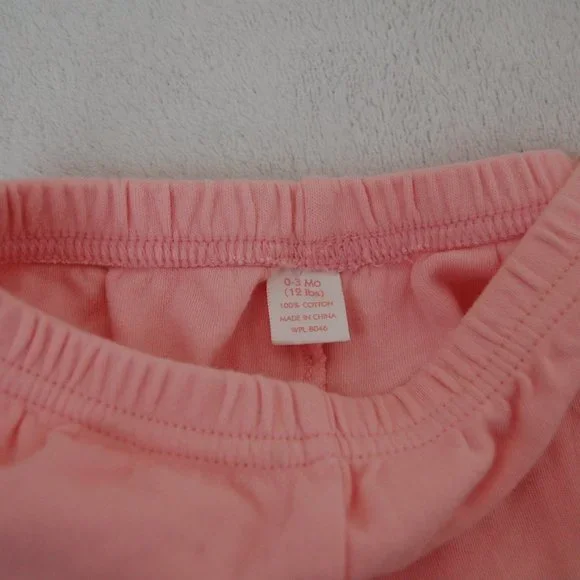 First Impressions, 0-3M Infant Baby, 100% Cotton Pink Set - Picture 7 of 13